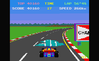 Pole Position atari screenshot